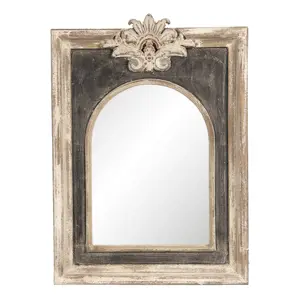 Nástěnné zrcadlo v antik rámu s patinou Mireio - 46*5*63 cm Clayre & Eef