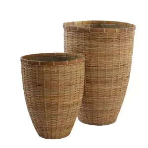 Produkt Set 2ks bambusový květináč Mandola L - Ø 39*54/ Ø 32*40 cm Light & Living
