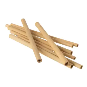 Set 8ks bambusová brčka - Ø1*20cm J-Line by Jolipa
