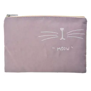 Toaletní taška Meow světlá - 19*14 cm Clayre & Eef